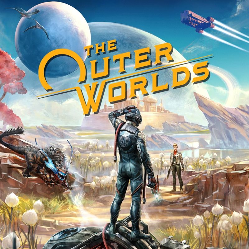 Front Cover for The Outer Worlds (PlayStation 4) (download release)