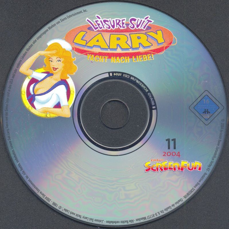 Media for Leisure Suit Larry: Love for Sail! (Windows) (Bravo Screenfun 11/2004 covermount)
