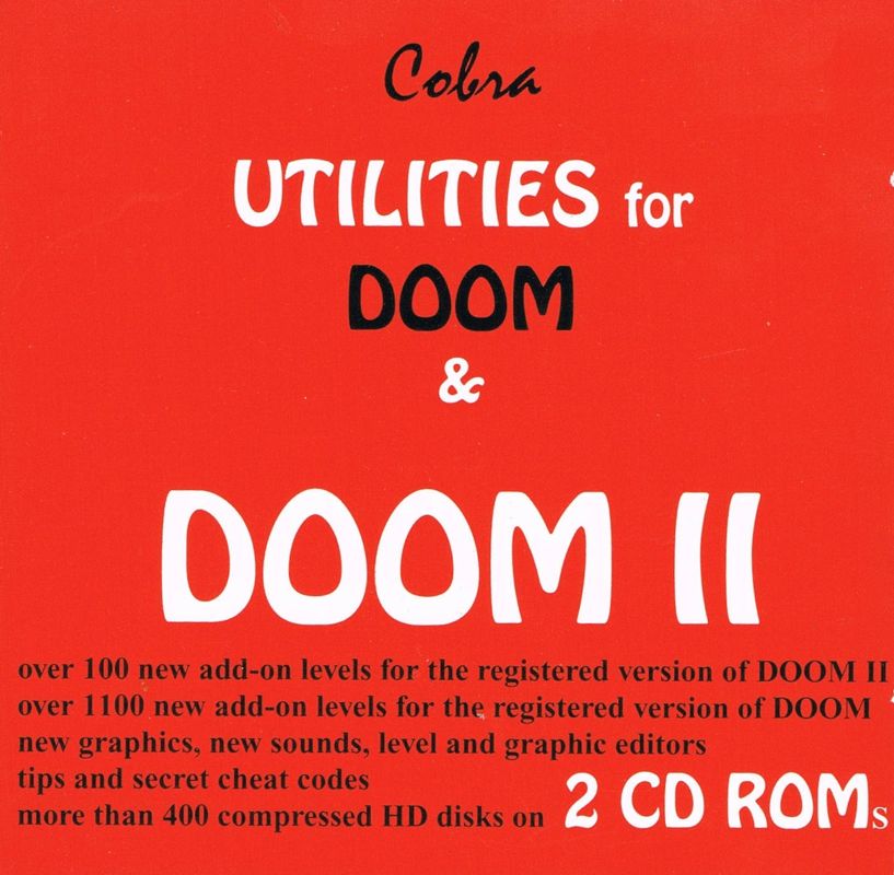 Front Cover for Utilities for Doom & Doom II (DOS)