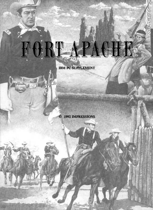 Extras for Fort Apache (DOS): IBM PC Supplement - Front