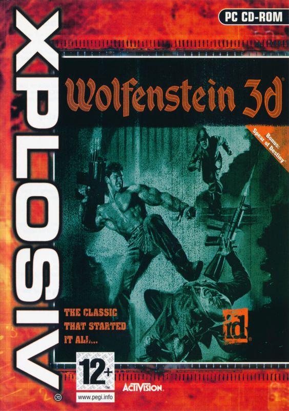 Front Cover for Wolfenstein 3d (DOS) (Xplosiv release (2003))