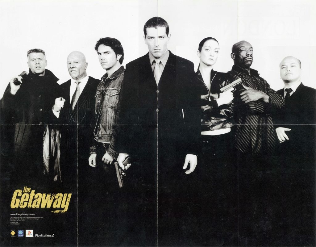 Extras for The Getaway (PlayStation 2) (Platinum release): Poster Front