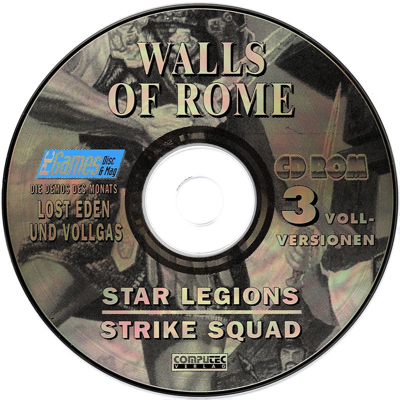 Media for Walls of Rome, Star Legions & Strike Squad (DOS) (PC Games CD-ROM Edition 05/1995 covermount)