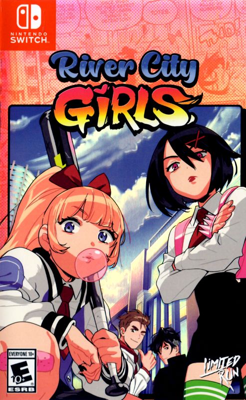 Front Cover for River City Girls (Nintendo Switch) (Limited Run Games edition)