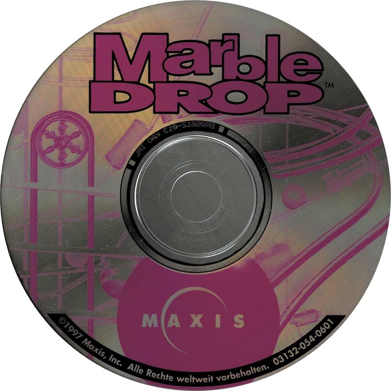 Marble Drop cover or packaging material MobyGames