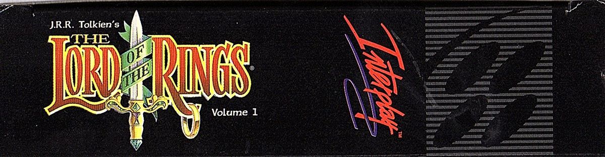 Spine/Sides for J.R.R. Tolkien's The Lord of the Rings: Volume 1 (SNES): Right