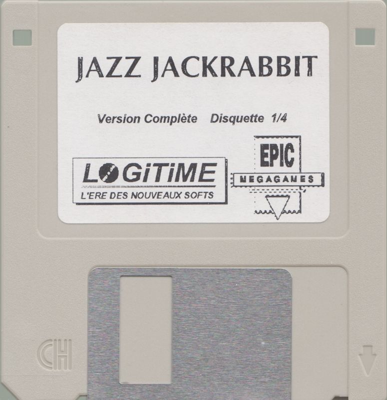 Media for Jazz Jackrabbit (DOS) (Logitime release): Disk 1