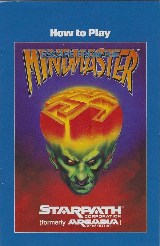 Manual for Escape from the Mindmaster (Atari 2600)