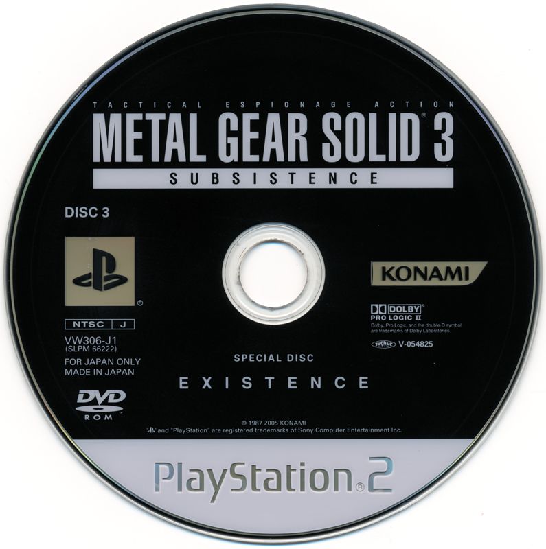 Metal Gear Solid 3: Subsistence (2005) - MobyGames