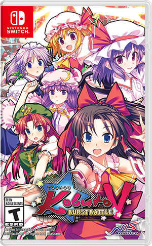 Front Cover for Touhou Kobuto V: Burst Battle (Nintendo Switch) (download release): 1st version
