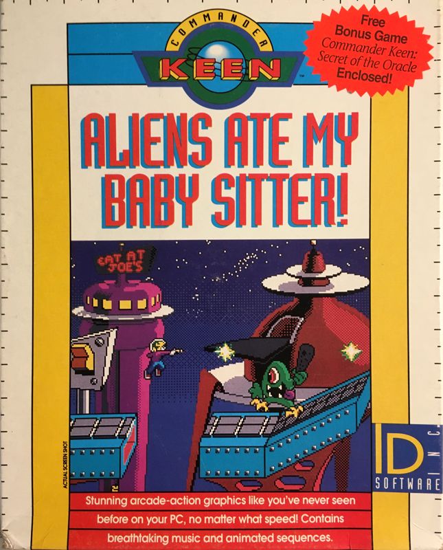 Front Cover for Commander Keen: Aliens Ate My Babysitter! (DOS)