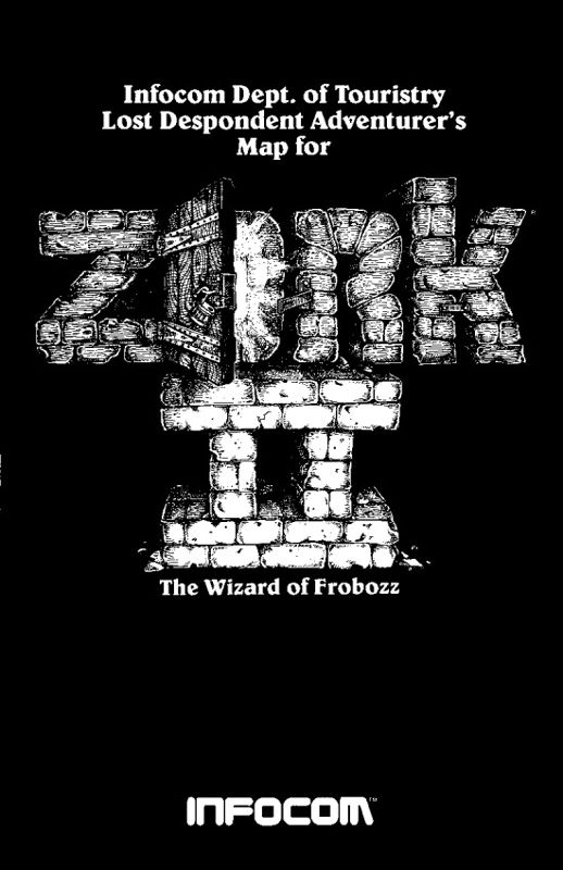 Map for The Zork Anthology (Windows) (GOG.com release): Zork II - Front
