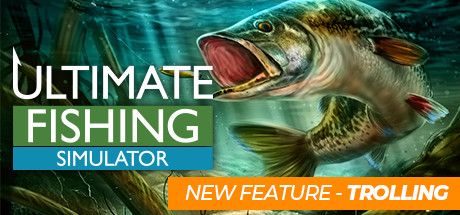 Front Cover for Ultimate Fishing Simulator (Windows) (Steam release): Trolling Feature Cover Art