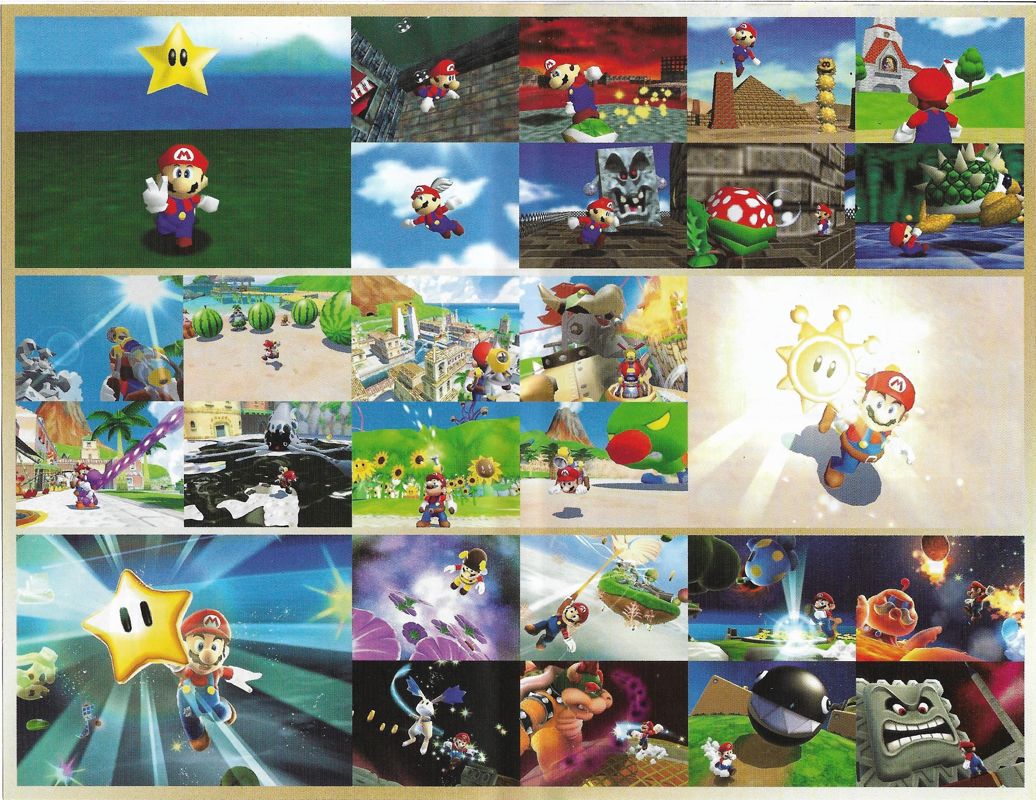 Inside Cover for Super Mario 3D All-Stars (Nintendo Switch): Complete