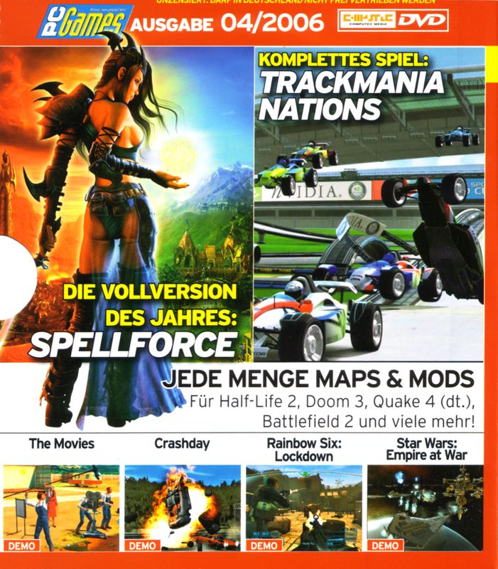 Other for SpellForce: The Order of Dawn (Windows) (PC Games 04/06 covermount): Sleeve - Front
