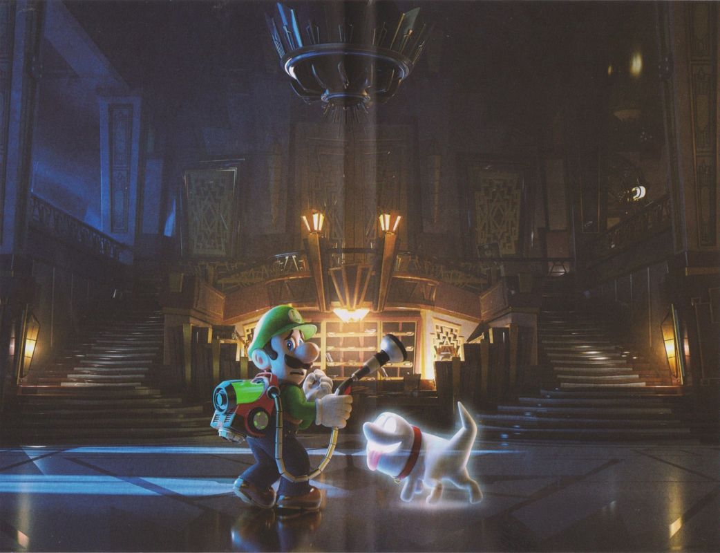 Inside Cover for Luigi's Mansion 3 (Nintendo Switch): Complete
