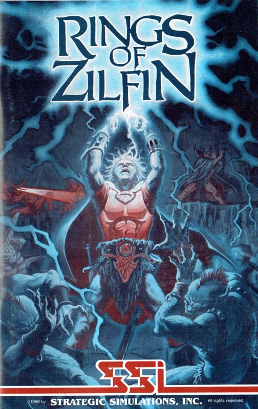 Manual for Rings of Zilfin (Atari ST)