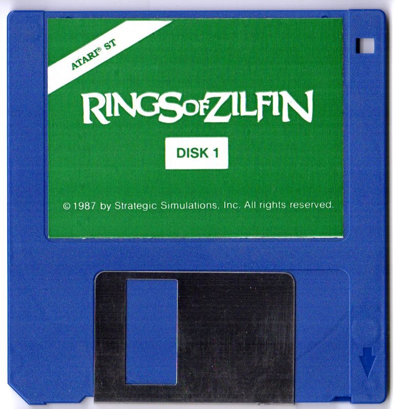 Media for Rings of Zilfin (Atari ST): Disk 1