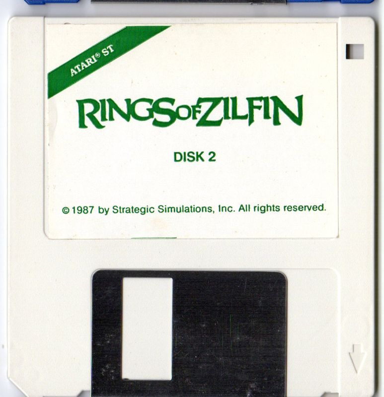 Media for Rings of Zilfin (Atari ST): Disk 2