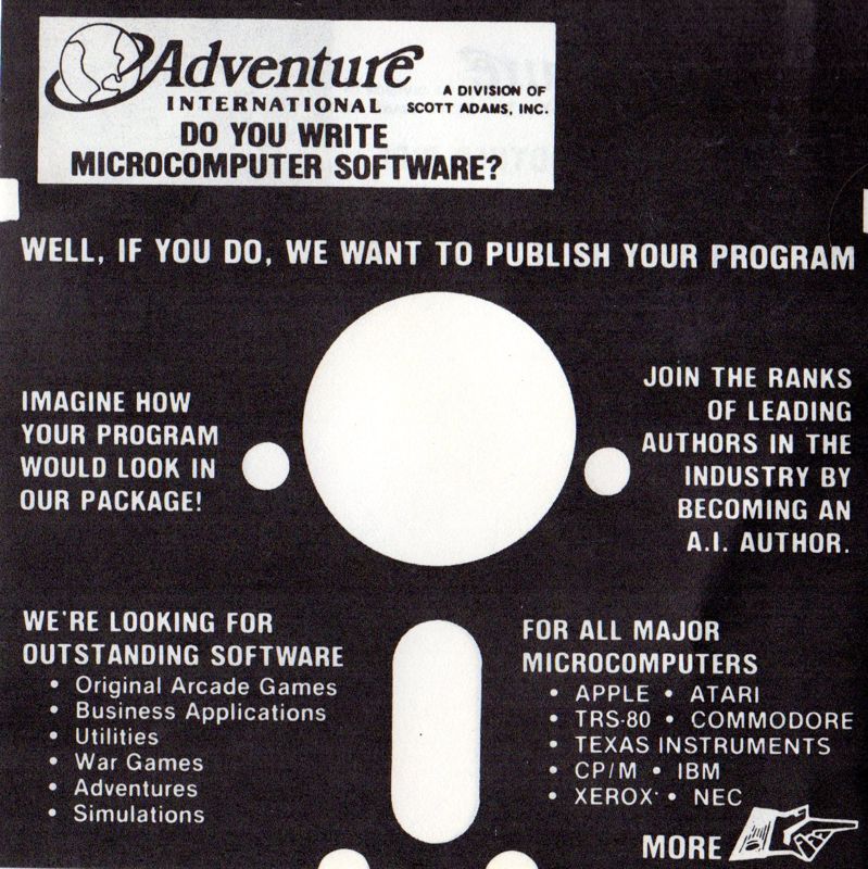 Advertisement for Strätos (Atari 8-bit)