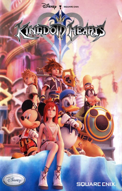 Manual for Kingdom Hearts II (PlayStation 2) (re-release): Front