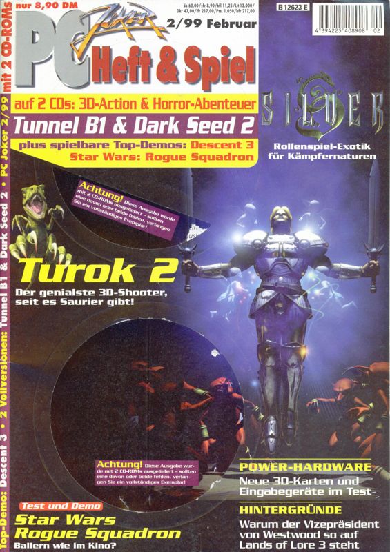Front Cover for Tunnel B1 (DOS) (PC Joker 02/1999 Covermount Disk 2)