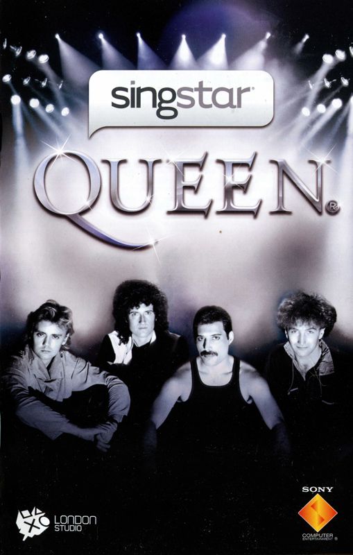 Manual for SingStar: Queen (PlayStation 2): Front