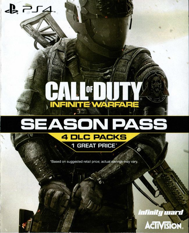 Advertisement for Call of Duty: Infinite Warfare (PlayStation 4): DLC flyer - front