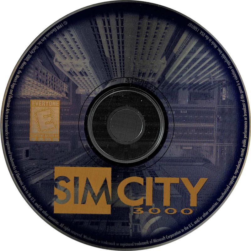 Media for SimCity 3000 (Windows) (Alternate release)
