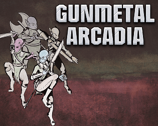 Front Cover for Gunmetal Arcadia (Linux and Macintosh and Windows) (itch.io release)