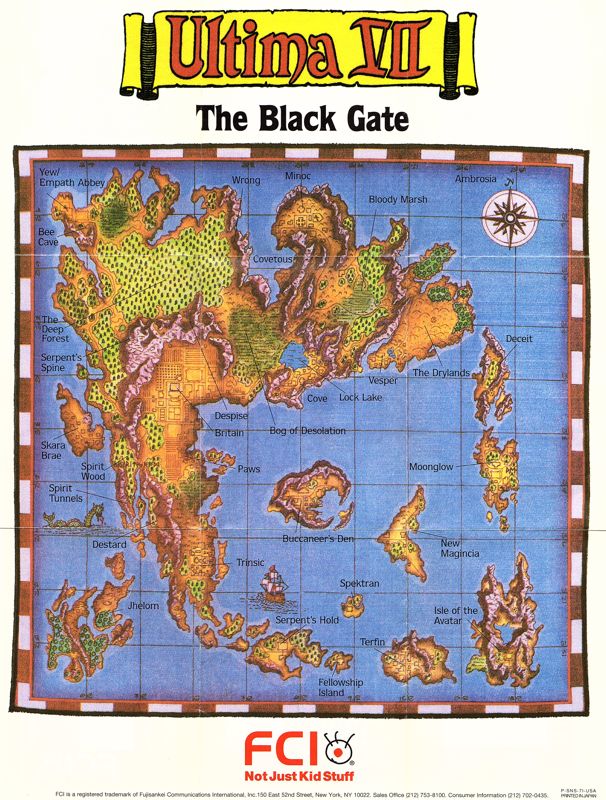 Ultima VII: The Black Gate, Super Nintendo