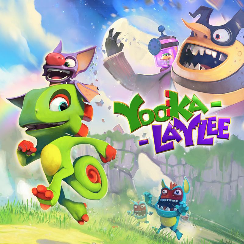 Front Cover for Yooka-Laylee (PlayStation 4) (download release)