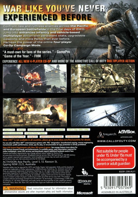 Call of Duty: Modern Warfare cover or packaging material - MobyGames