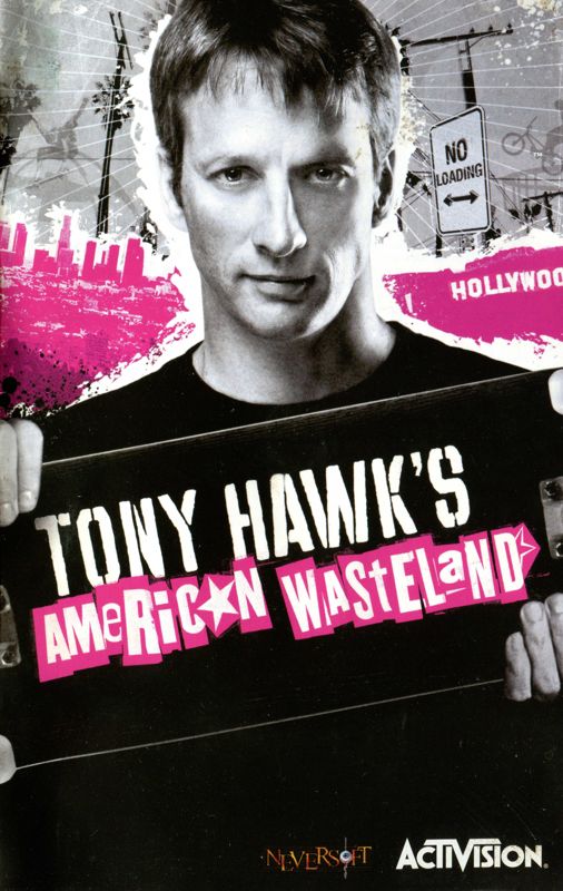 Manual for Tony Hawk's American Wasteland (PlayStation 2) (Platinum release): Front