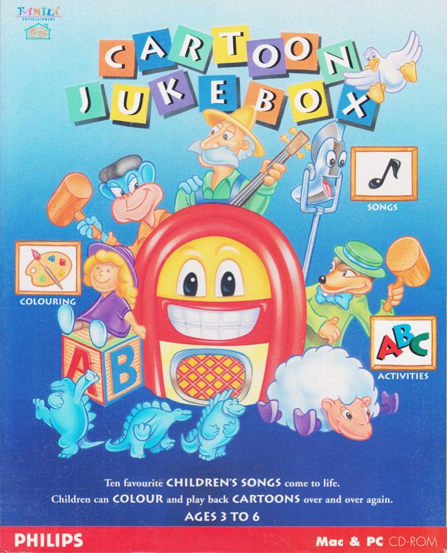 Front Cover for Cartoon Jukebox (Macintosh and Windows 3.x)