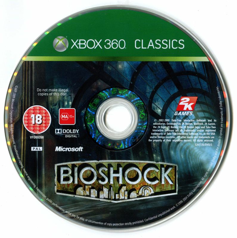 BioShock cover or packaging material - MobyGames