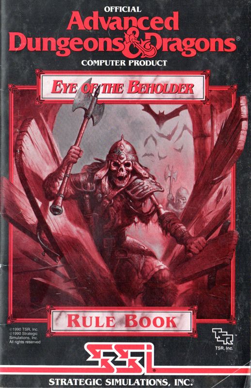 Eye of the Beholder cover or packaging material MobyGames
