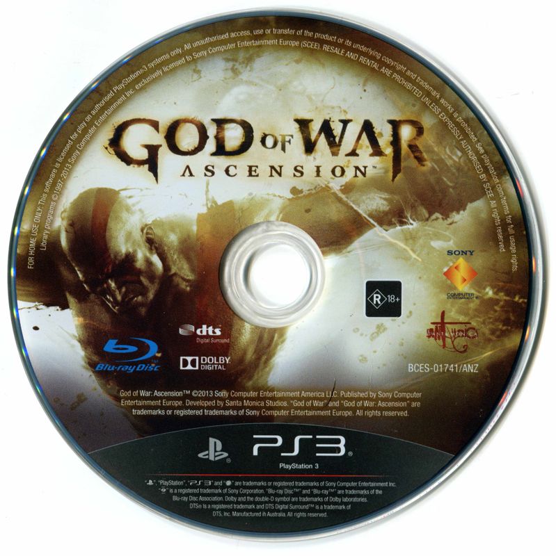  PS3 God of War: Ascension : Sony Computer Entertainme