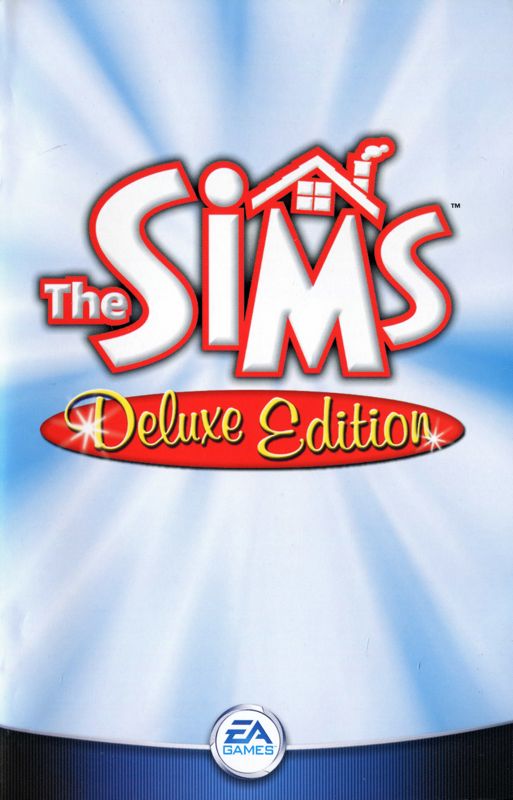 Manual for The Sims: Deluxe Edition (Windows) (Re-release): Front