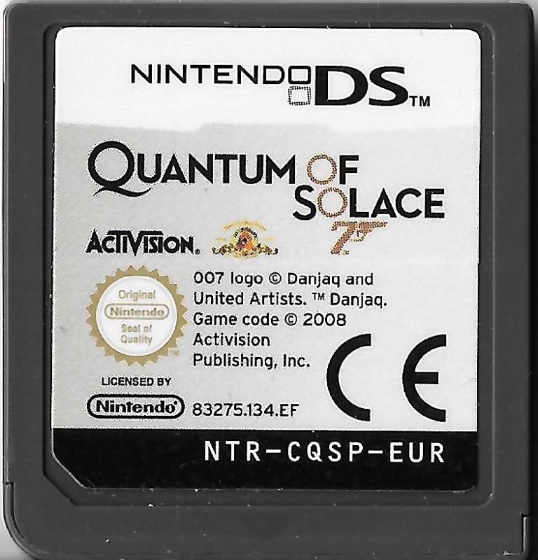 Media for 007: Quantum of Solace (Nintendo DS)