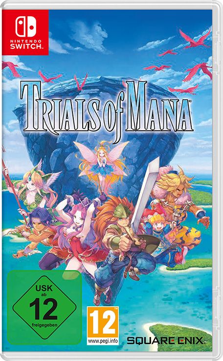 Front Cover for Trials of Mana (Nintendo Switch) (download release)