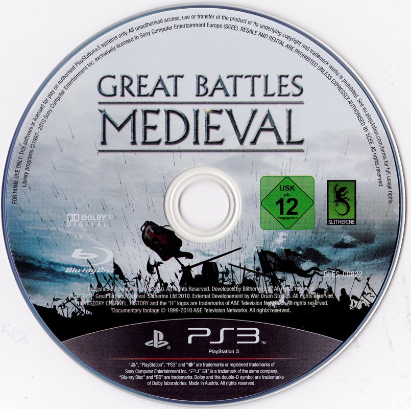 Great Battles Medieval cover or packaging material - MobyGames