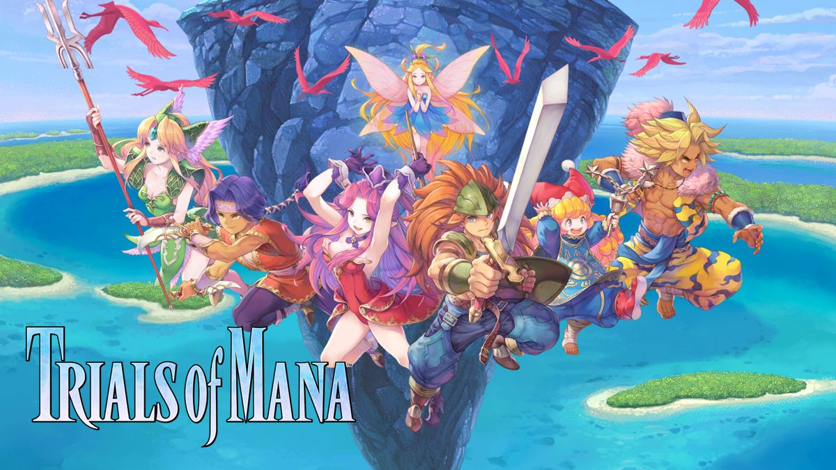 Front Cover for Trials of Mana (Nintendo Switch) (download release): 3rd version