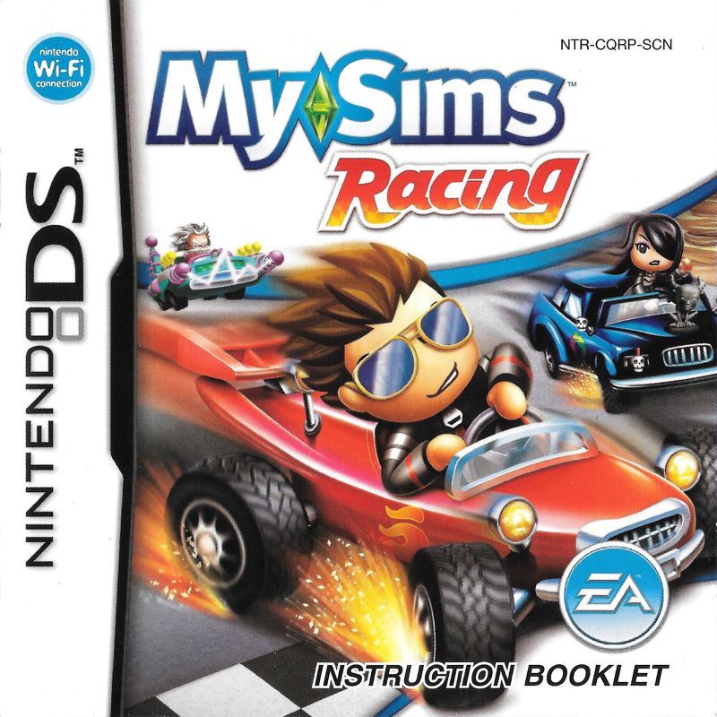 Manual for MySims: Racing (Nintendo DS): Front