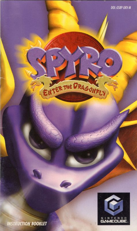 Manual for Spyro: Enter the Dragonfly (GameCube): Front
