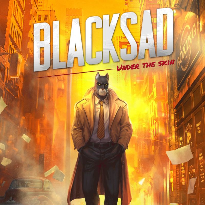 Front Cover for Blacksad: Under the Skin (PlayStation 4) (download release)