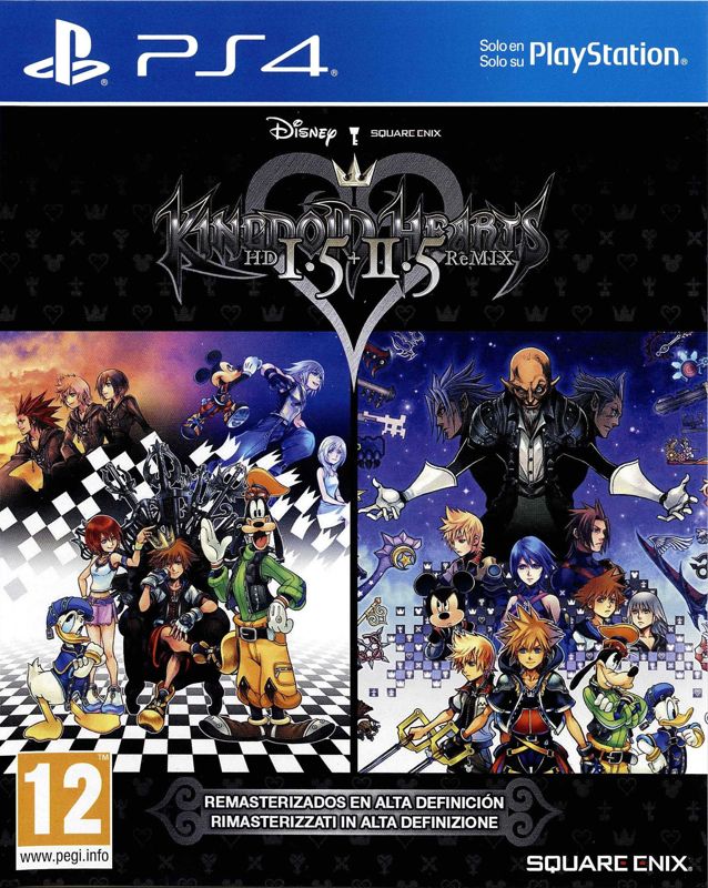 Front Cover for Kingdom Hearts HD I.5 + II.5 ReMIX (PlayStation 4)