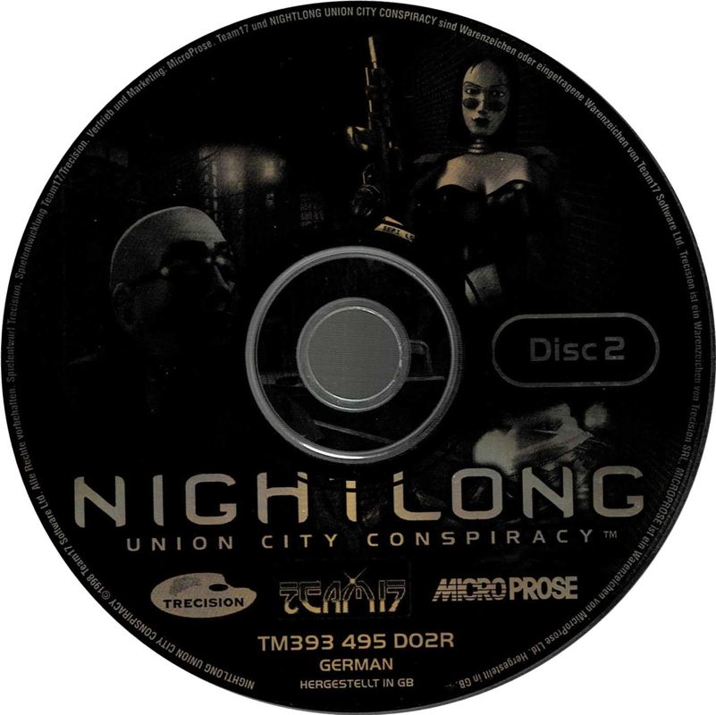 Media for Nightlong: Union City Conspiracy (Windows): Disc 2