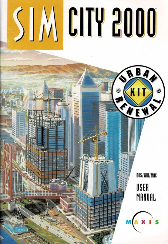 Manual for SimCity 2000: CD Collection (Macintosh and Windows) (EA Classics release): Urban Renewal Kit - Front