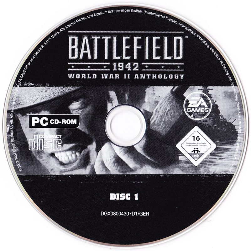 Media for Battlefield 1942: World War II Anthology (Windows): Disc 1